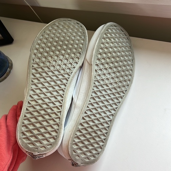 White Slip On Vans - Picture 4 of 6
